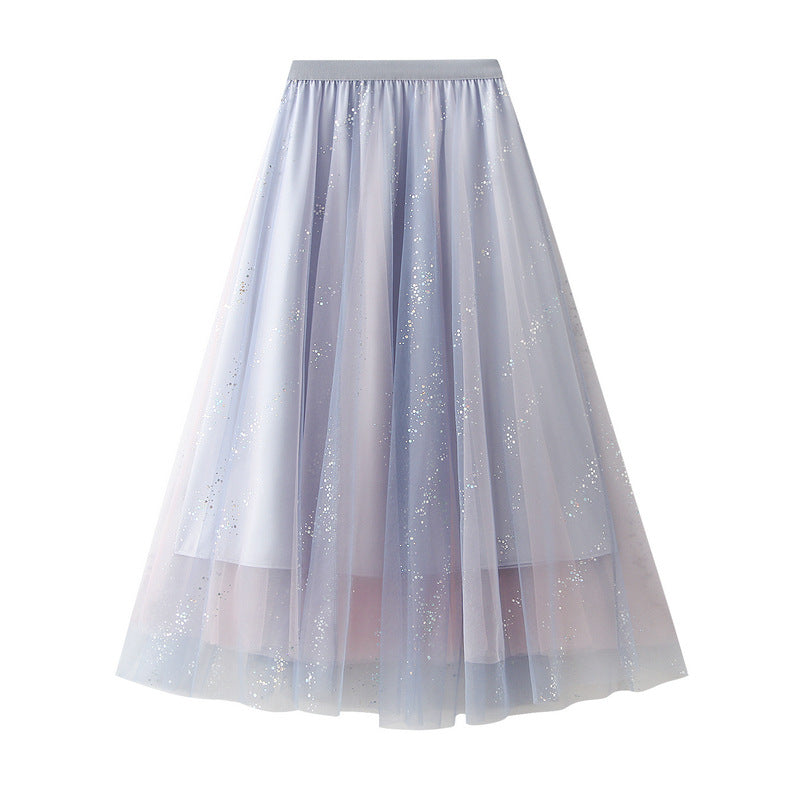 Harajuku Style A-Line Mesh Skirt – Summer Swing Fairy Skirt
