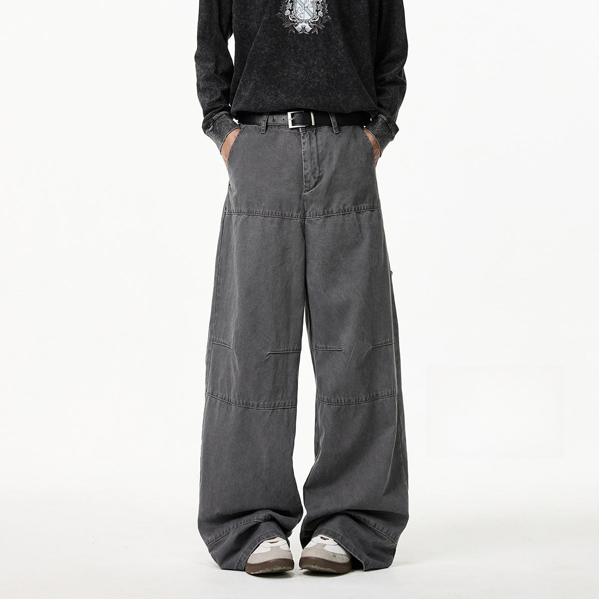 Irregular Deconstruction Denim Pants for Summer