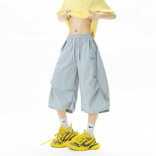 Embroidered Quick Drying Paratrooper Pants