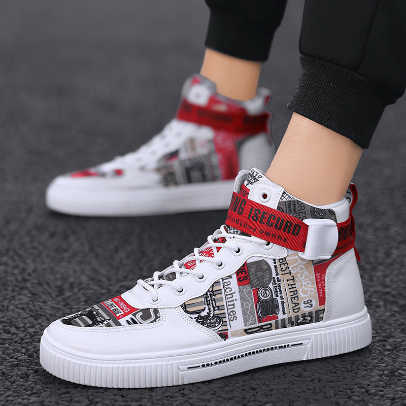 Harajuku High-Top Trendy Sneakers for Teens