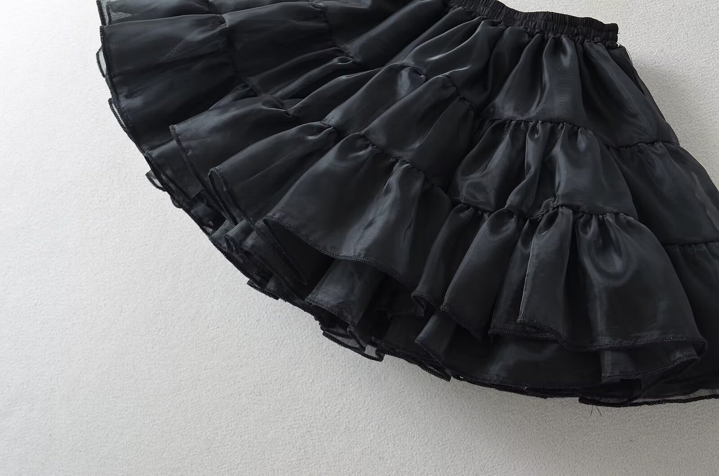 A-line Fluffy Short Skirt