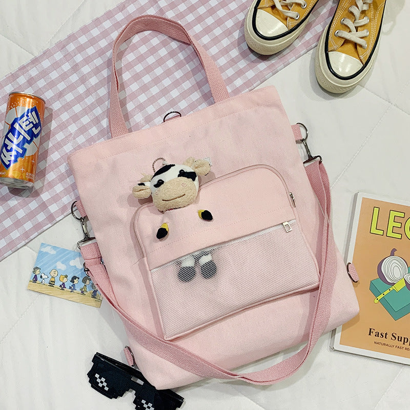 Bear Doll Multi-Purpose Canvas Bag – Harajuku Style