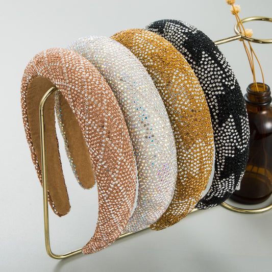 New Light Luxury Rhinestone Headband