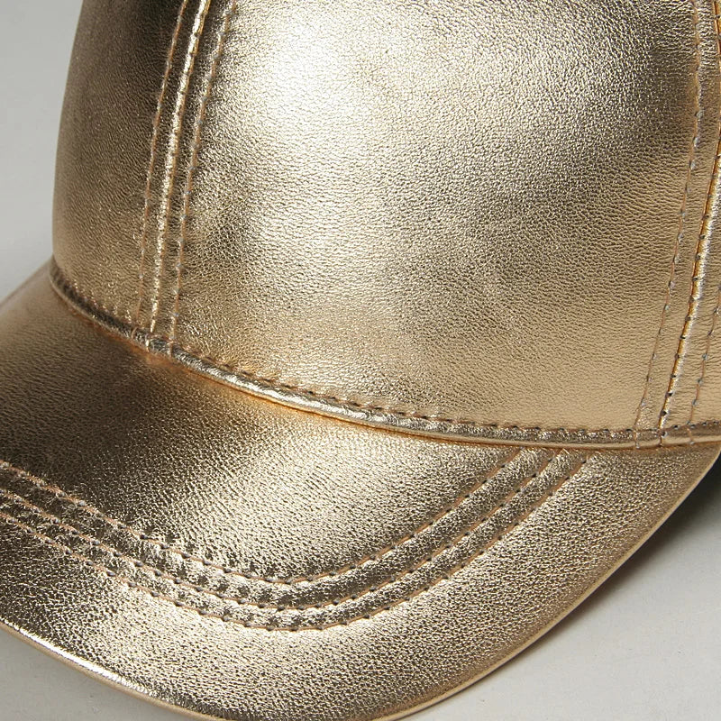 Women's Harajuku Style Sheepskin Baseball Cap
