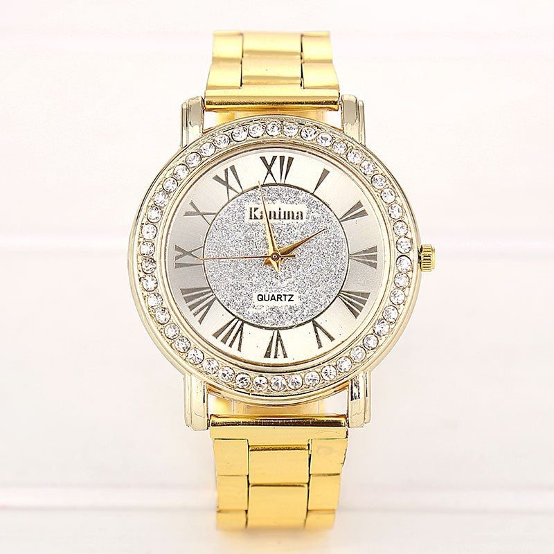 Luxury Silver Gold Watch for Women - Harajuku Style