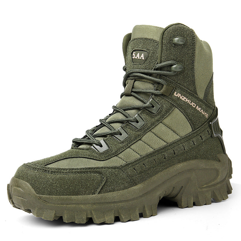 Military Boots - Russian Tactical Combat Boots, Wear-Resistant Training Footwear for Outdoor Hiking and Mountaineering