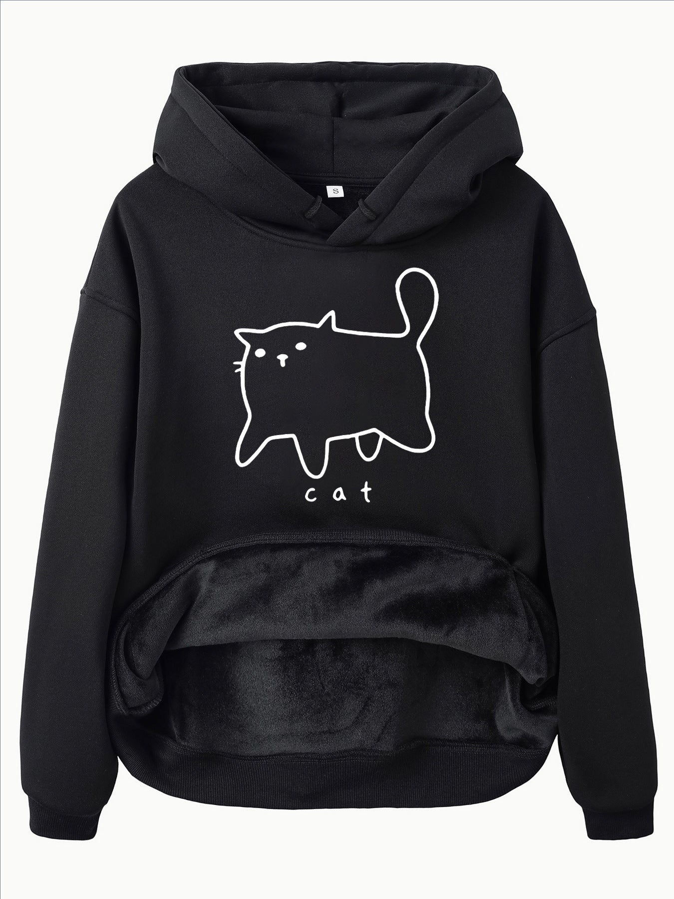 Hooded Thick Flannel Hoodie