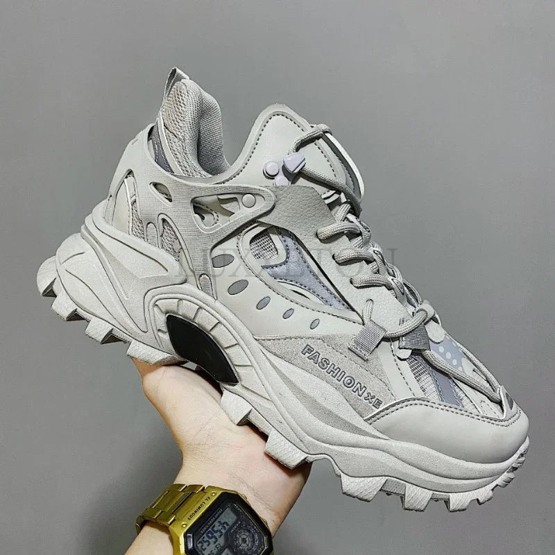 Men's Thick Sole Harajuku Style Running Shoes