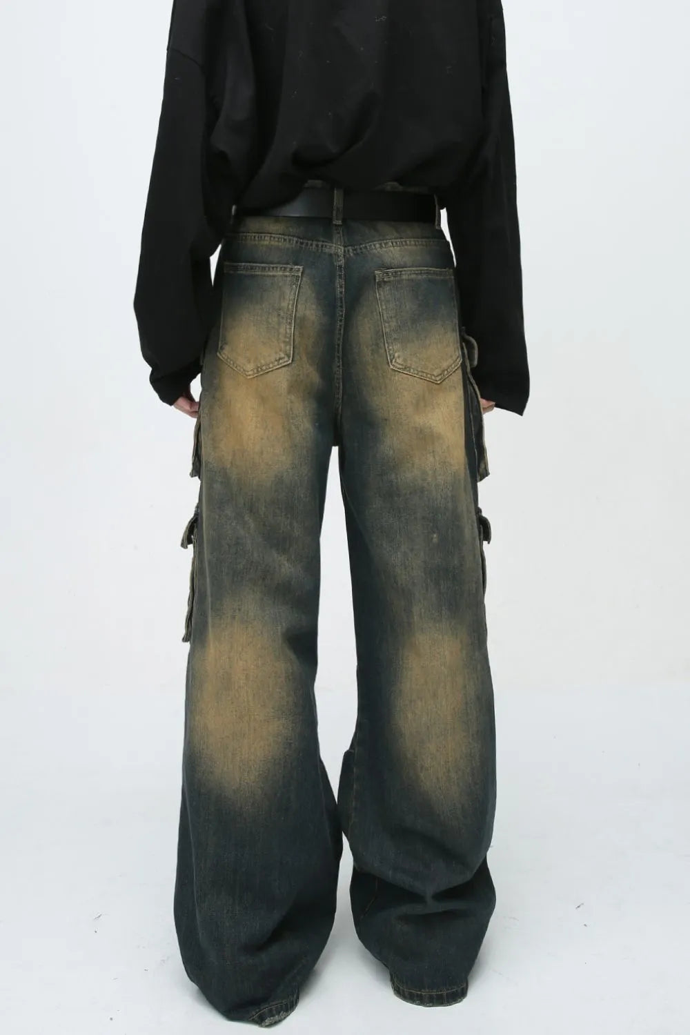 Harajuku High Waist Cargo Jeans