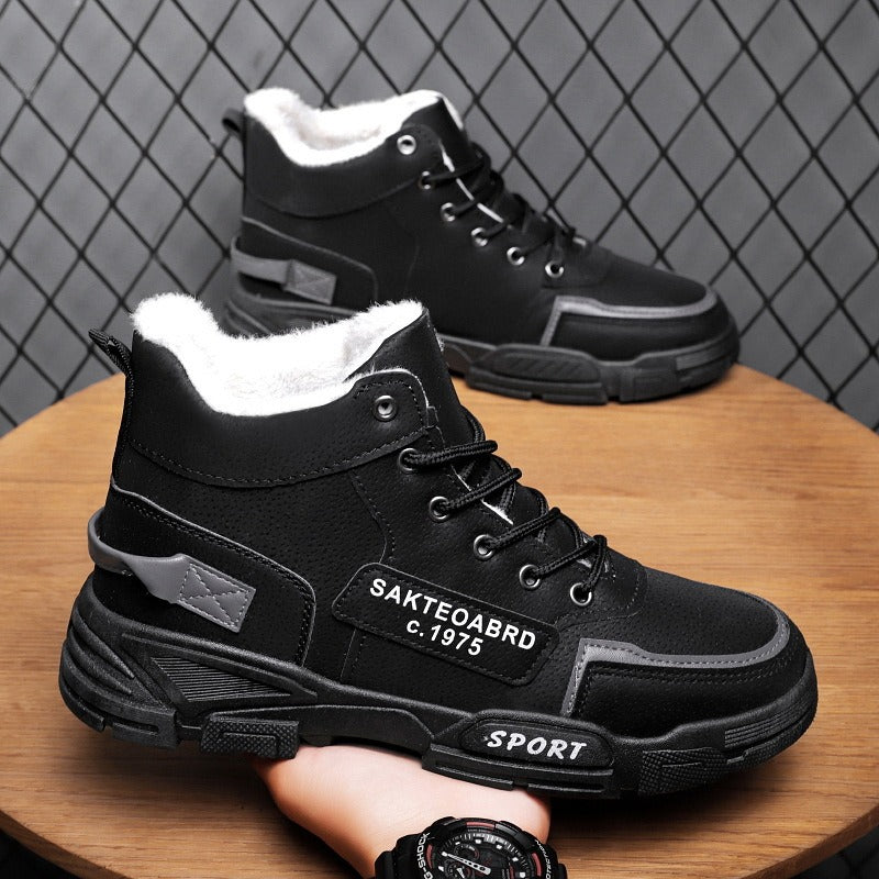 Cotton Men's Mid Top Work Boots