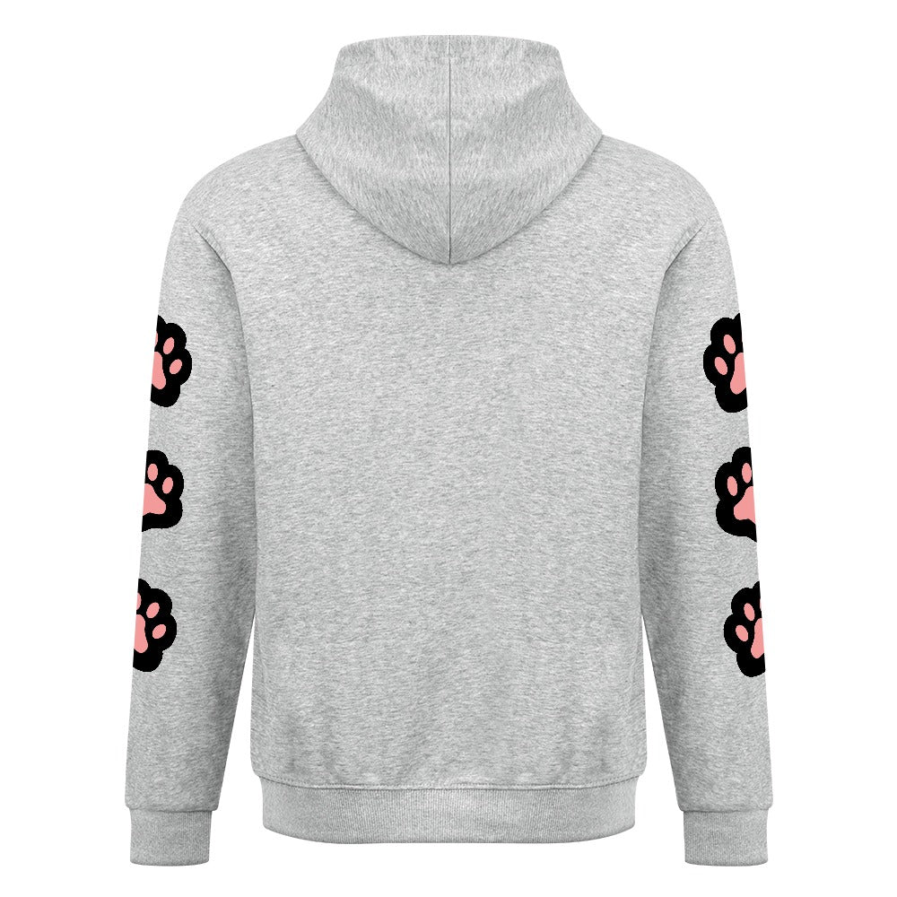 Cats Paw Multiple Colors New Pure Cotton Hooded Hoodie