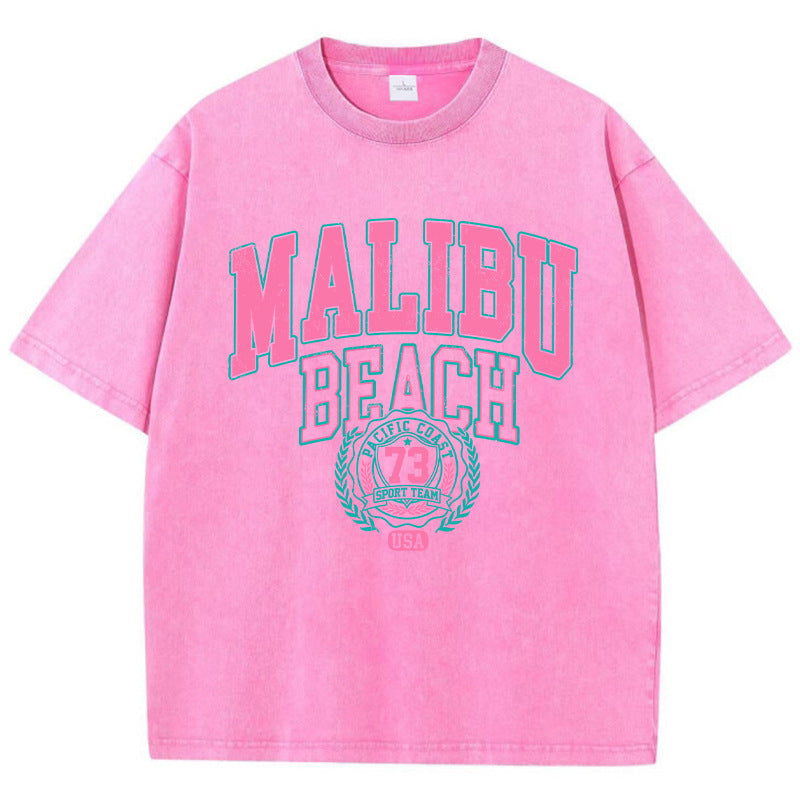 Round Neck Loose Short-Sleeved T-Shirt for Women — Harajuku Street Style Tee
