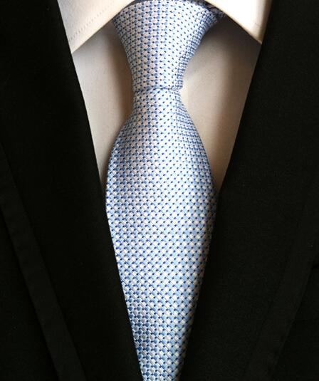 Classic Yellow & Navy Blue Striped Silk Tie