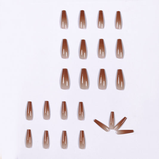 Ice Transparent Color Long Ballet Wear Nail Patch