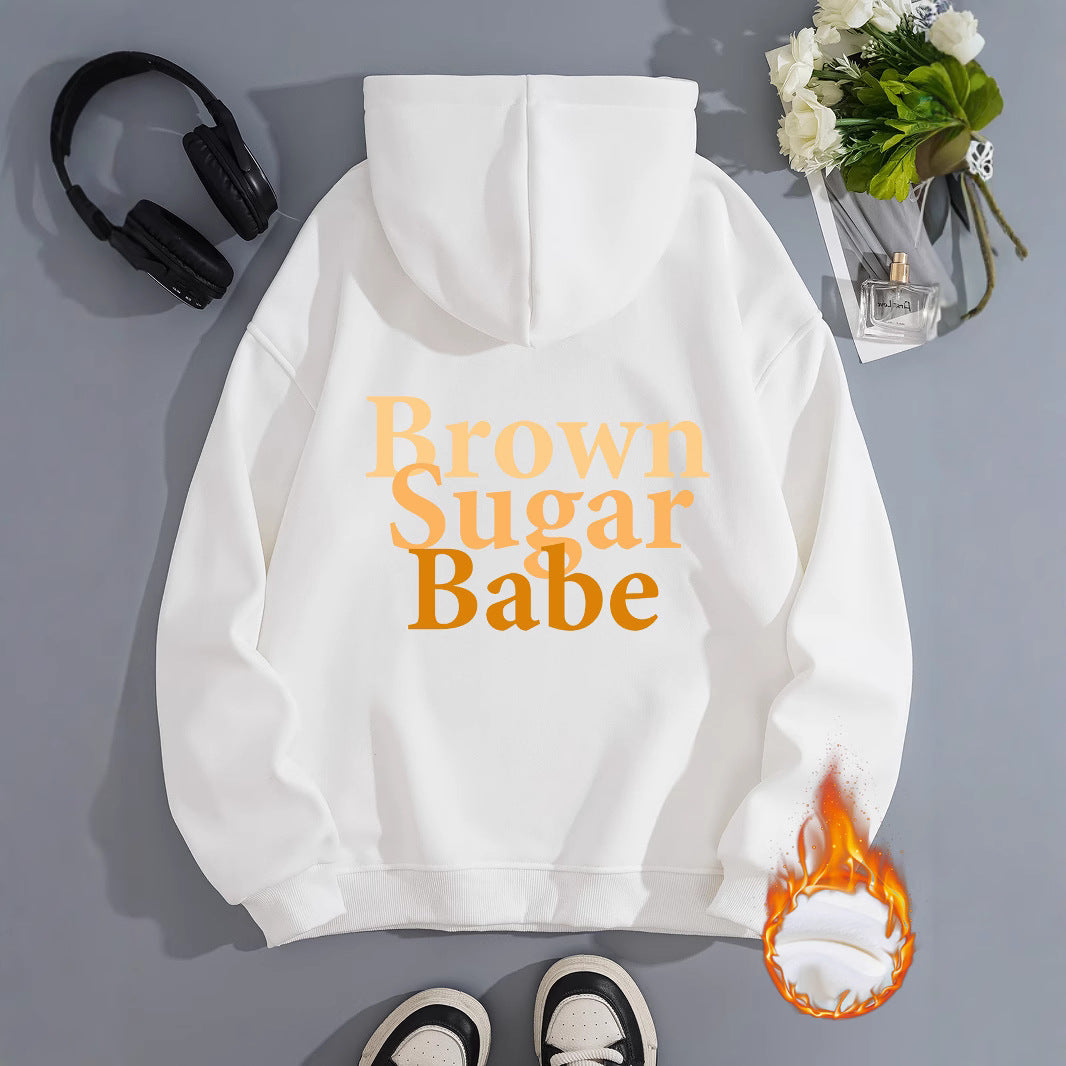 Brown Sugar Babe Thick Fleece Hoodie