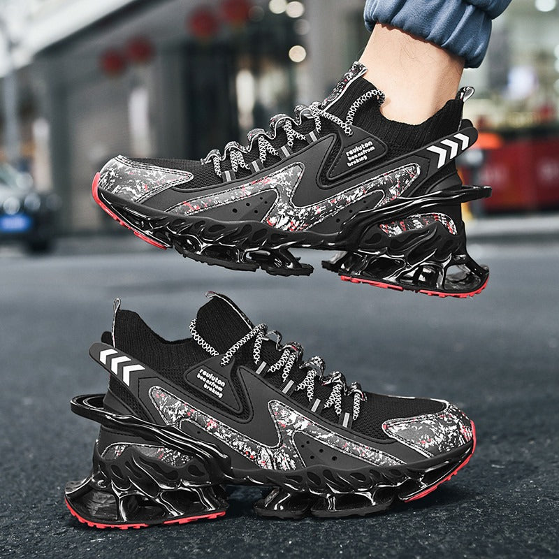 Men's Trendy Breathable Flyknit Sneakers - Harajuku Style