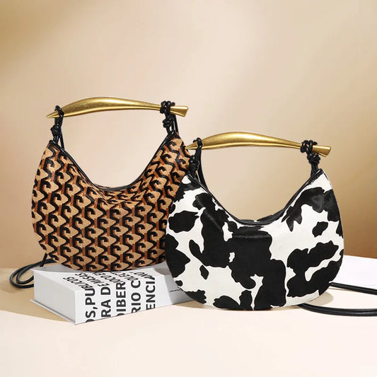 Harajuku Women's Genuine Horsehide Shoulder Bag