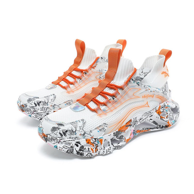 Men's Shock-Absorbing Camouflage Running Shoes