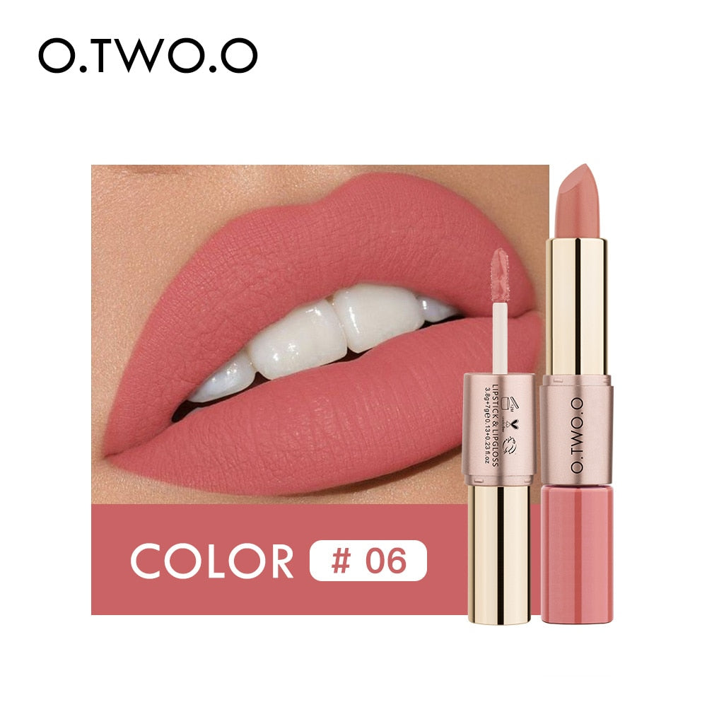 12 Colors Harajuku Style Lipstick & Gloss Set