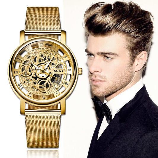 Harajuku Style Luxury Skeleton Watch for Men & Women