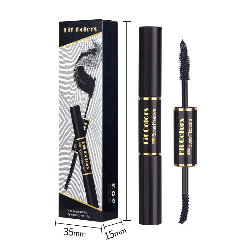 Double-Head Color Mascara - Waterproof & Thick Curling
