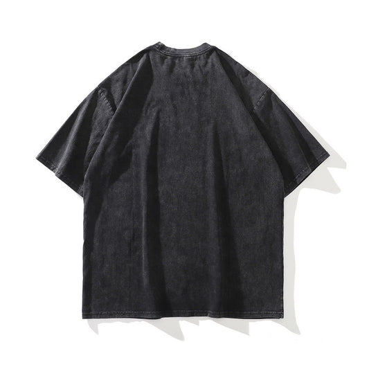 Harajuku Hip Hop Cat T-Shirt - Vintage Cotton Tee