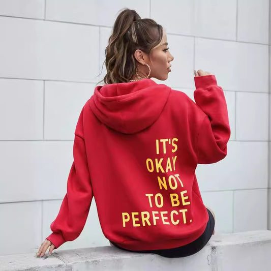 Harajuku Style Multi-Colored Loose Hooded Sweatshirt
