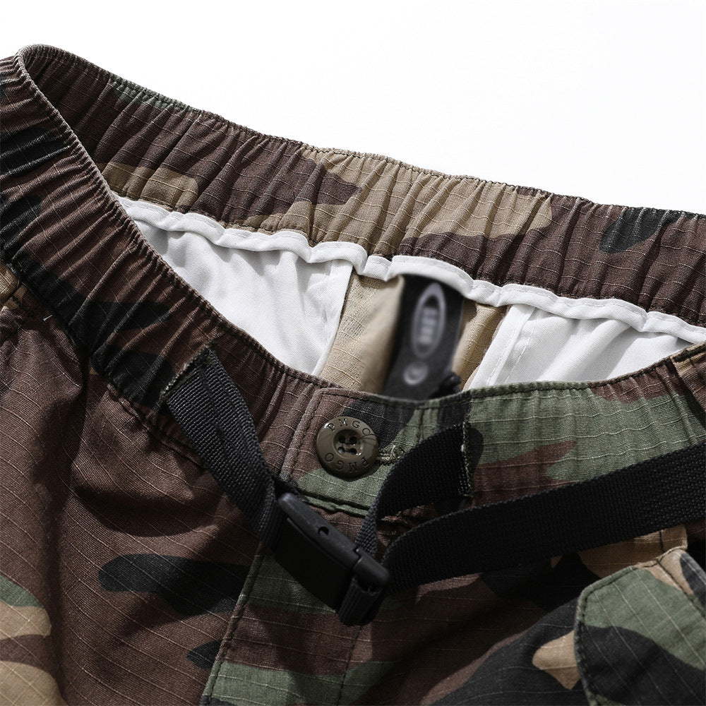 Summer Camouflage Multi-Pocket Shorts for Men