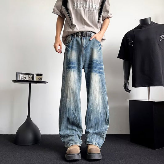 Thin Long Straight Tube Loose Curved Knife Pants
