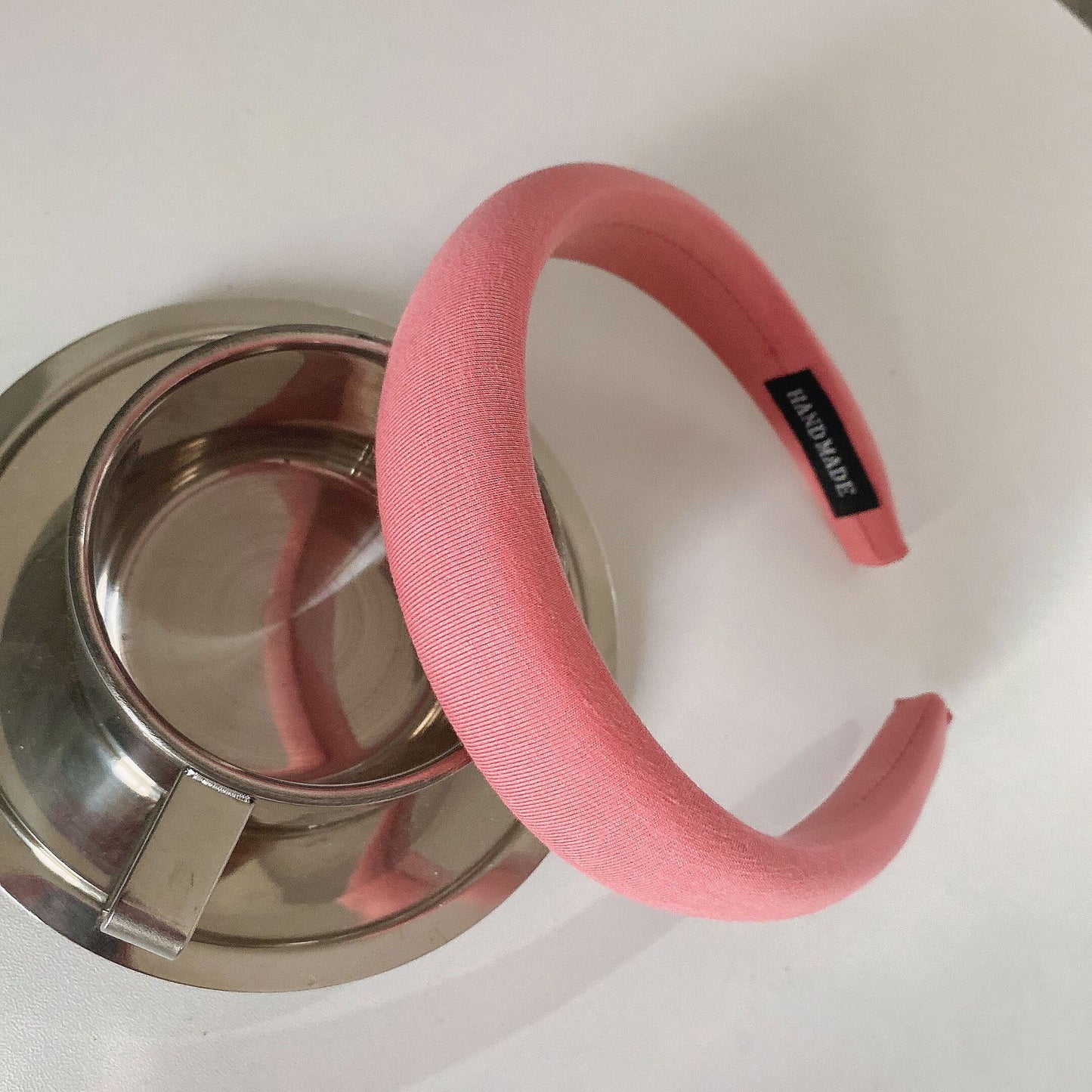 Gentle Cream Color Candy Wide-Brimmed Sponge Headband