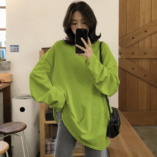 Kawaii Oversized Harajuku Long Sleeve T-Shirt