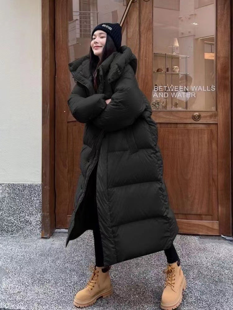 Harajuku Style Hooded Cotton Jacket for Women