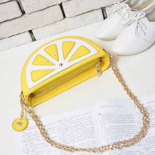 Lemon Watermelon Cartoon Crossbody Bag