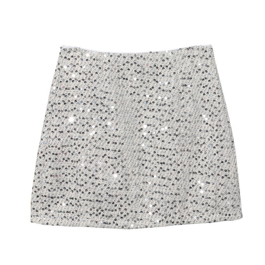 Sequined A-Line Skirt for Women