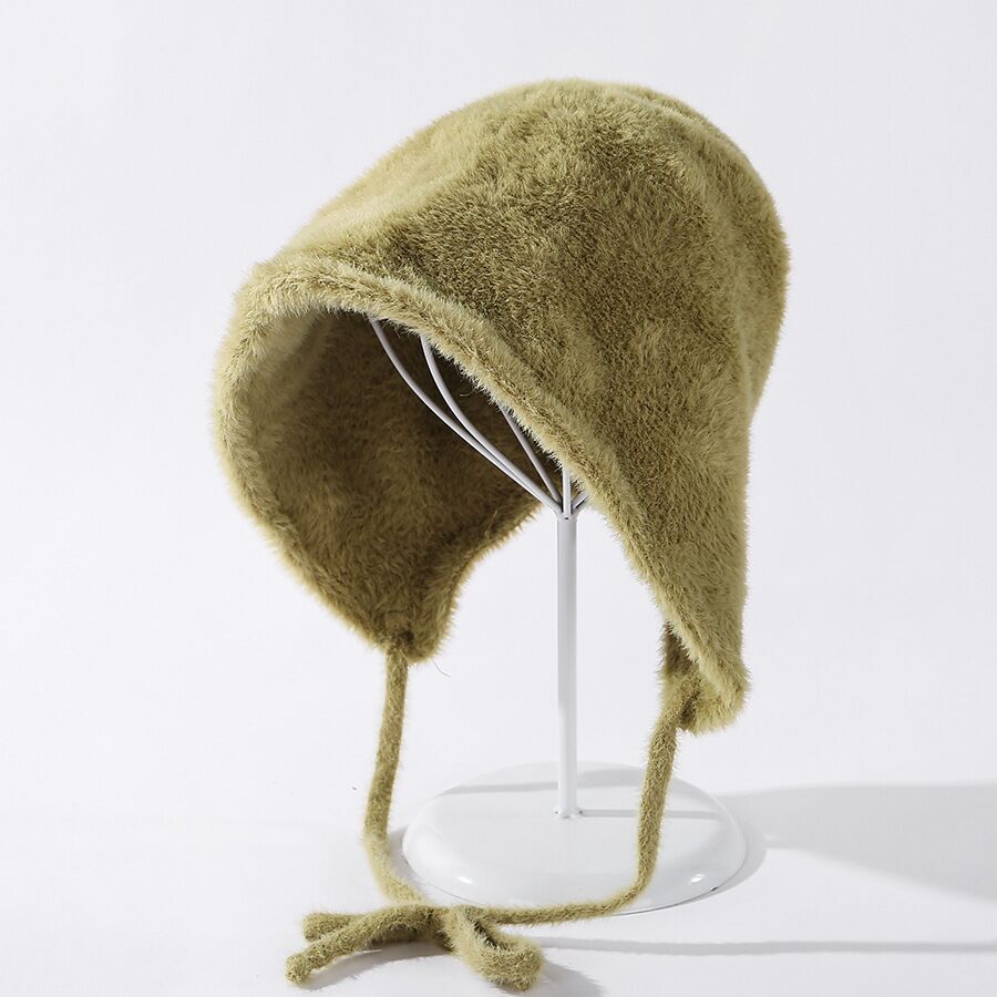 Harajuku Style Plush Velvet Fisherman Bucket Hat