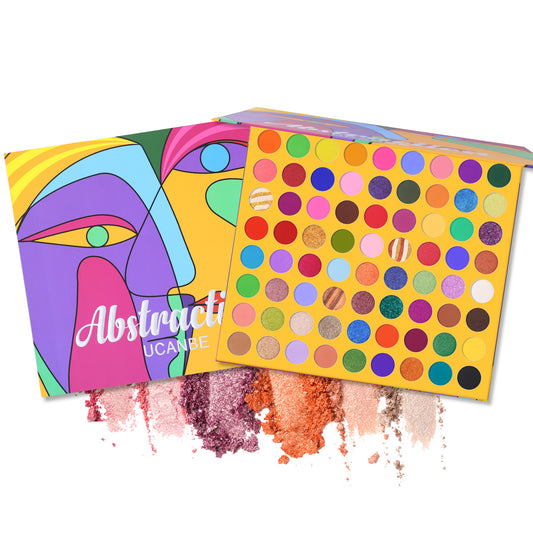 72 Color Harajuku Style Eye Shadow Palette - Candy Pearlescent