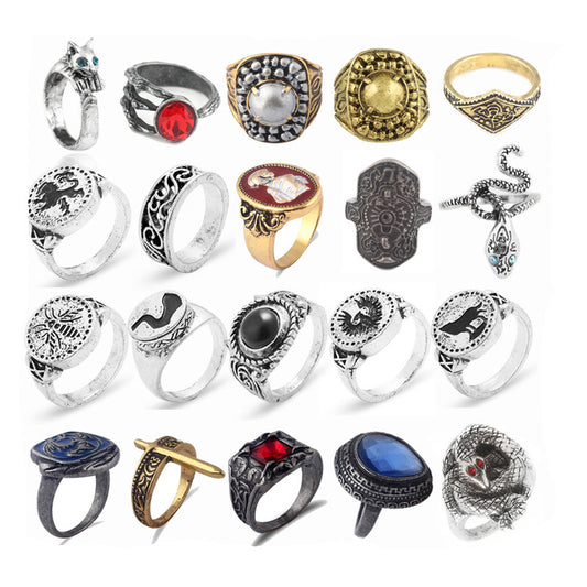 Retro Dark Souls Cartoon Style Ring