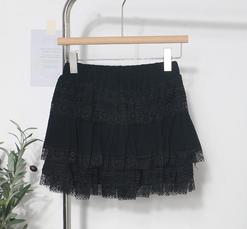 Lace Anti-Light Half Skirt for Women