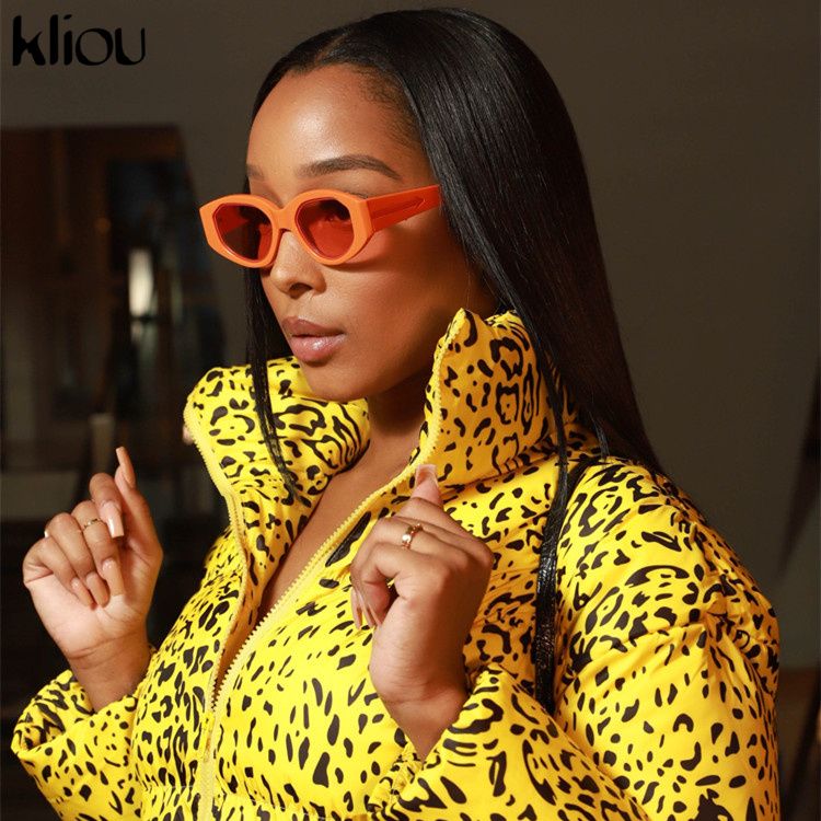 Harajuku Style Leopard Print Heavy Coat for Women
