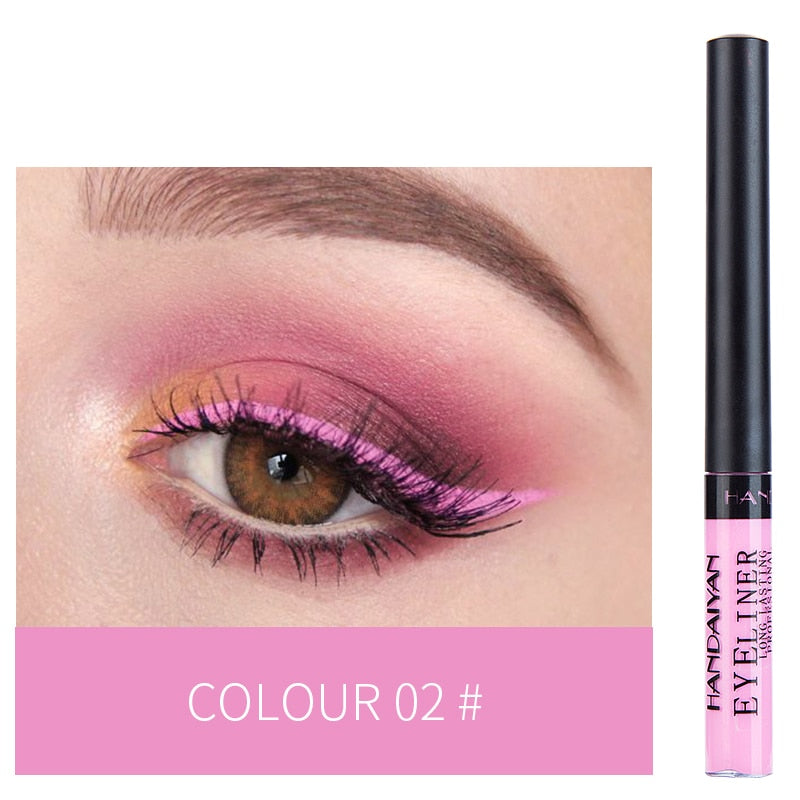 12 Color Waterproof Liquid Eyeliner - Harajuku Style