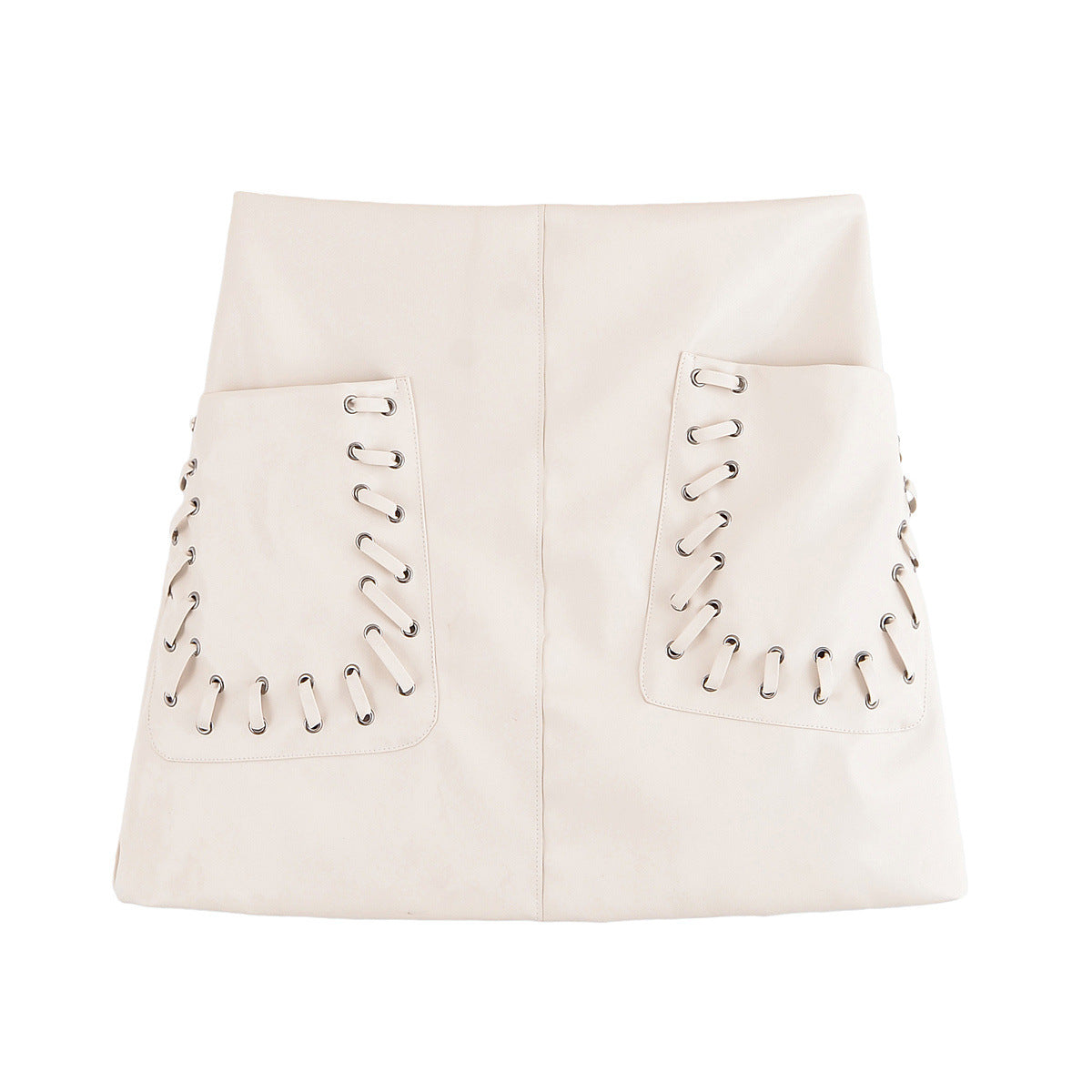 Printed Poplin Half Skirt for Women - Long Design