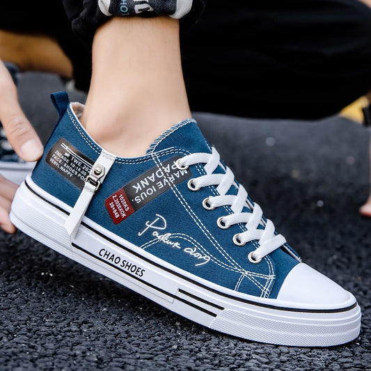Harajuku Style Breathable Men's Canvas Shoes