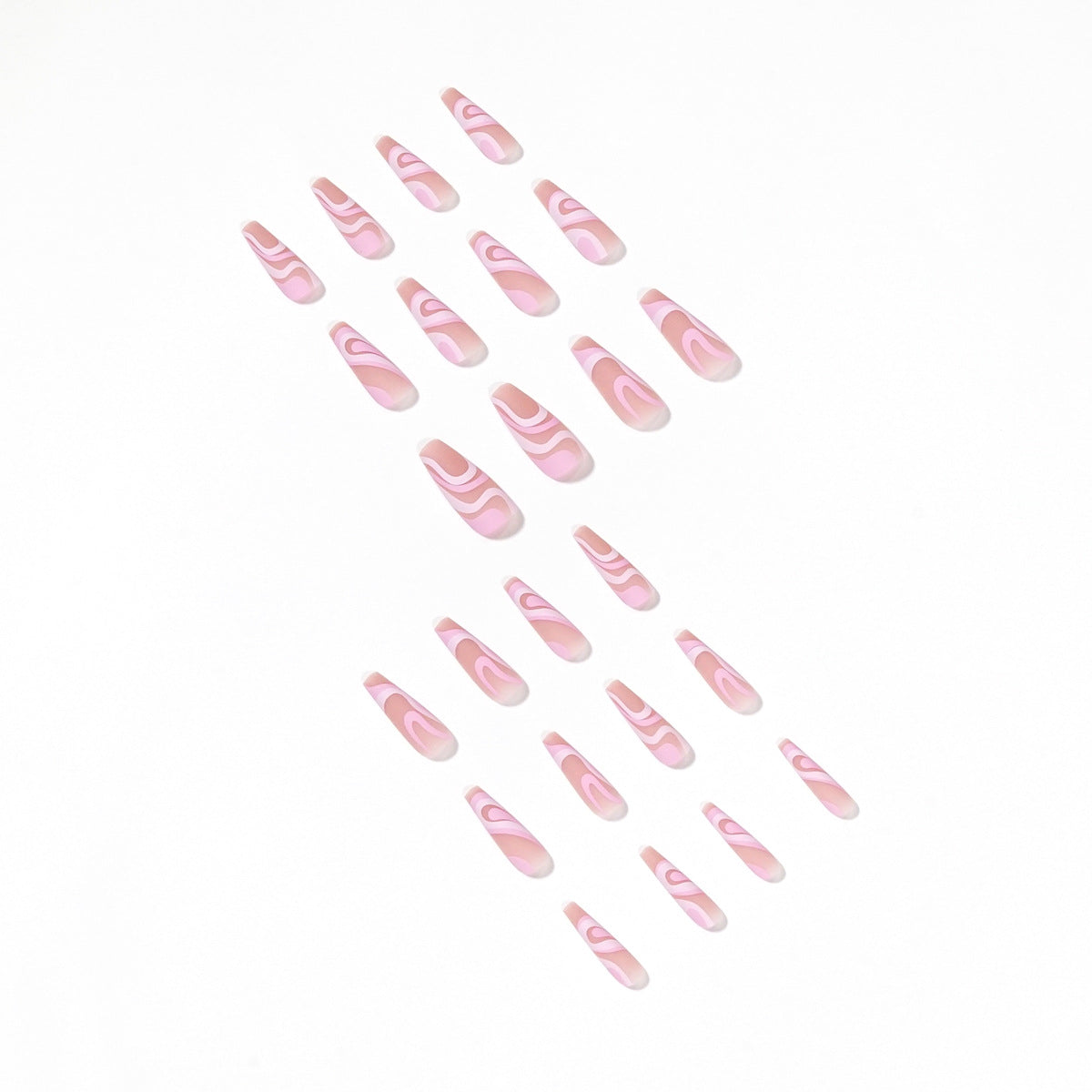 Harajuku Rose Color Matching Press-On Nails