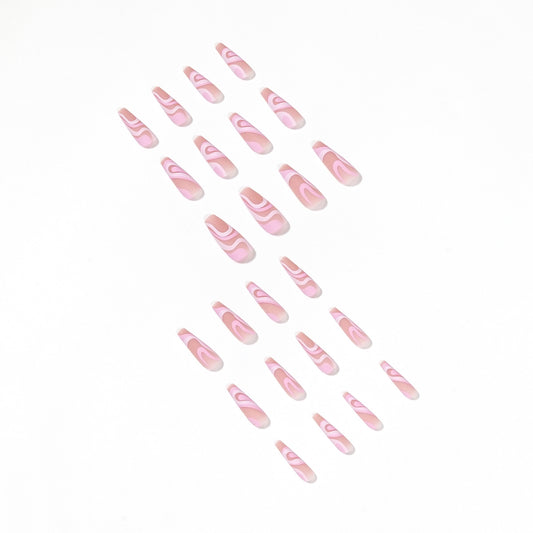 Harajuku Rose Color Matching Press-On Nails
