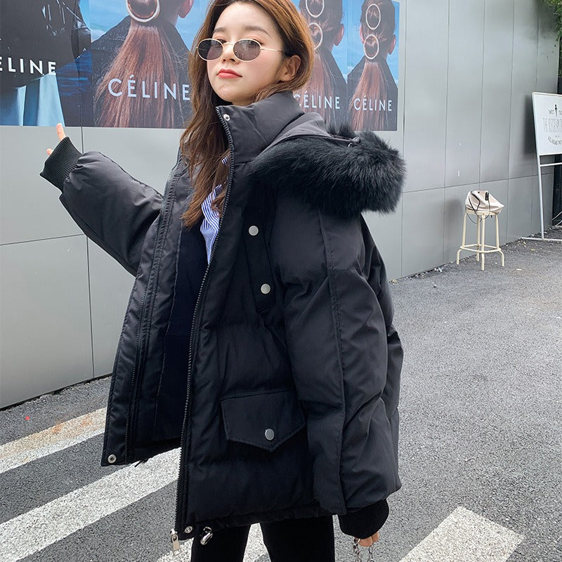 Harajuku Style Down Cotton Jacket - Thick & Playful