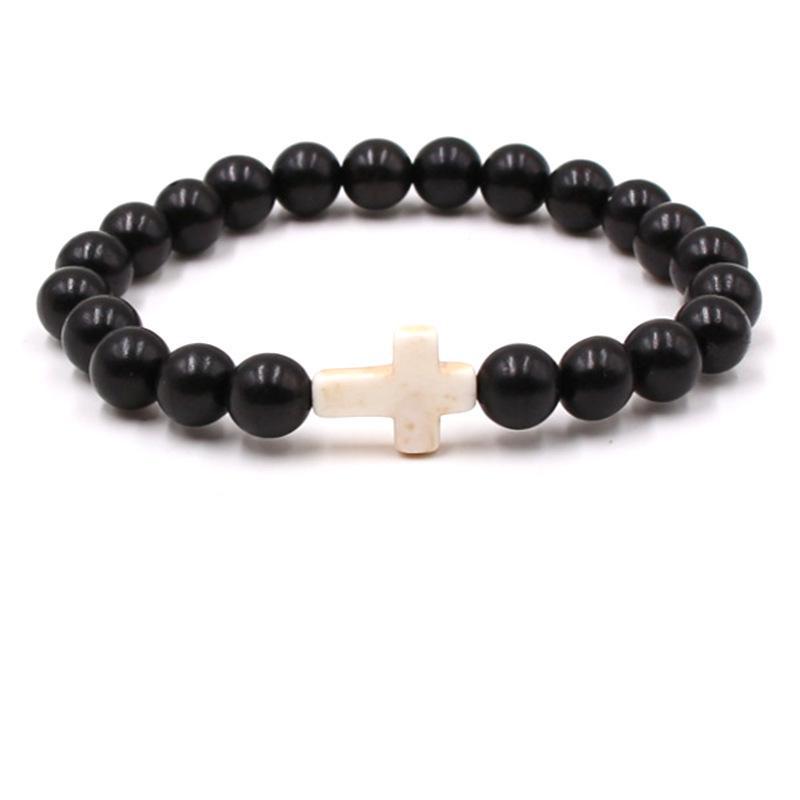 Harajuku Style Bead Jewelry Cross Bracelet