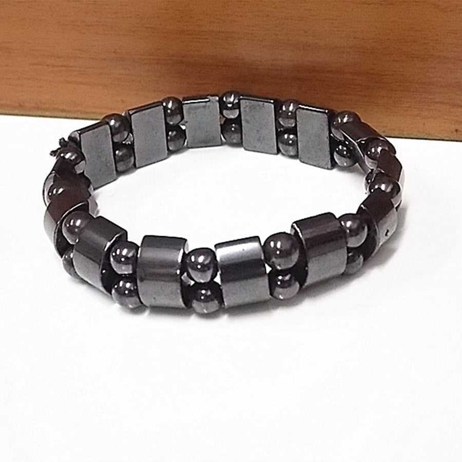Double Hematite Tiger's Eye Charm Bracelets