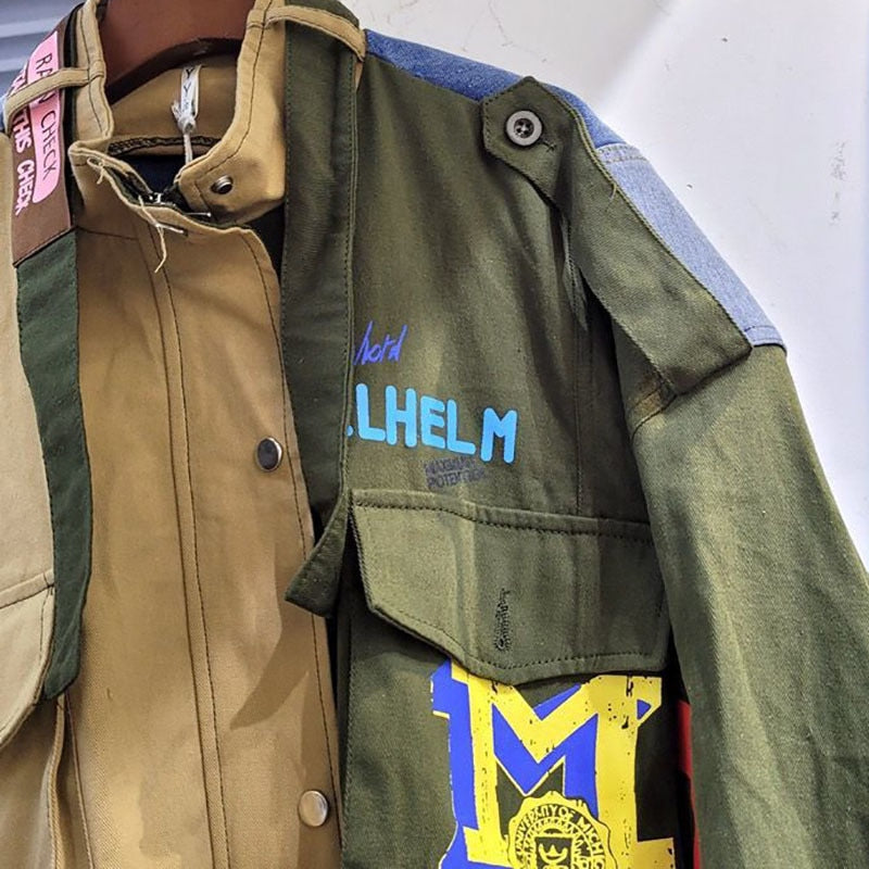 Harajuku Style Oversized Denim Jacket for Women