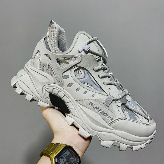 Harajuku Style Men's Luminous Thick Soled Sneakers