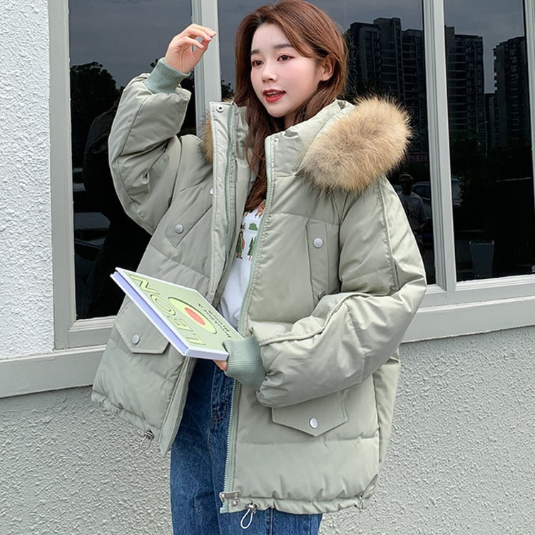 Harajuku Style Down Cotton Jacket - Thick & Playful